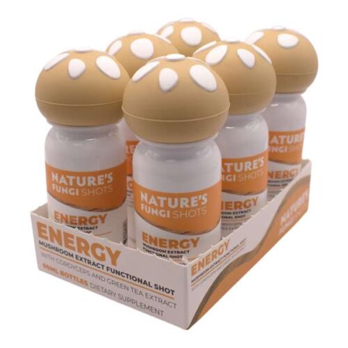 Nature’s Fungi Functional Mushroom Shots 60ml – Energy Blend - Image 1